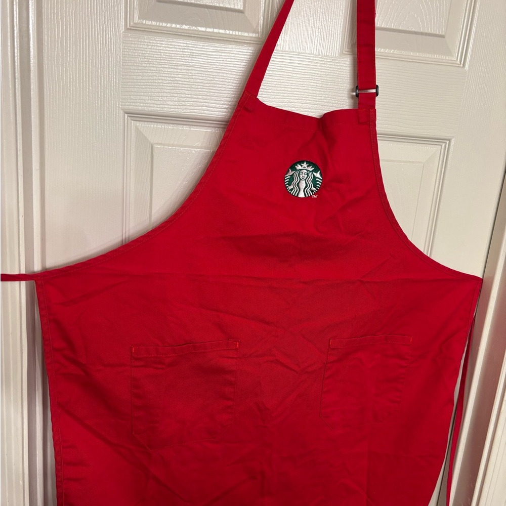 Starbucks Vibrant Red Barista Apron